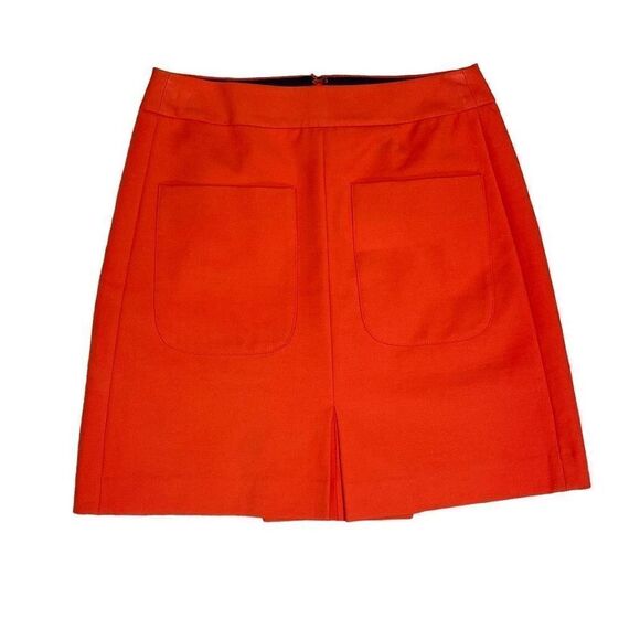 Ann Taylor Loft Orange Skirt Size 0 - Picture 1 of 6
